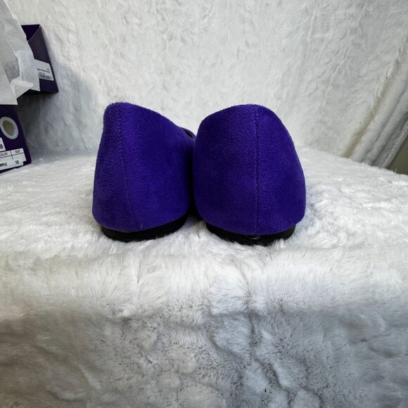 Ollio Womens Purple Ballet Flats Size 10 Stylish Slip-On Shoes Comfortable Fit - Picture 8 of 9